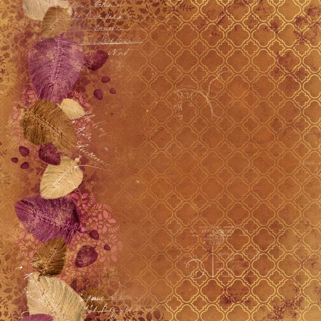 Decorative Warm & Cozy Paper Pad 8x8 Inch - Jenines Mindful Art