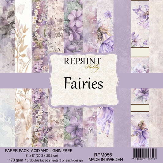 Fairies Paper Packs -6, 8 & 12 Inch