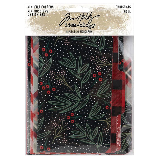 Tim Holtz Idea-ology - Christmas Mini File Folders