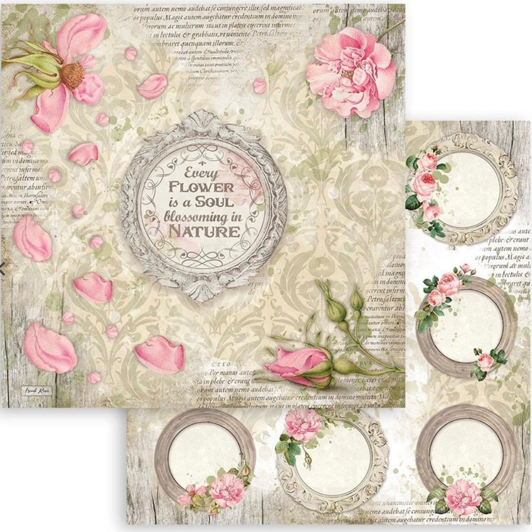 Romantic Garden House 12x12 Inch Paper Pack - Stamperia