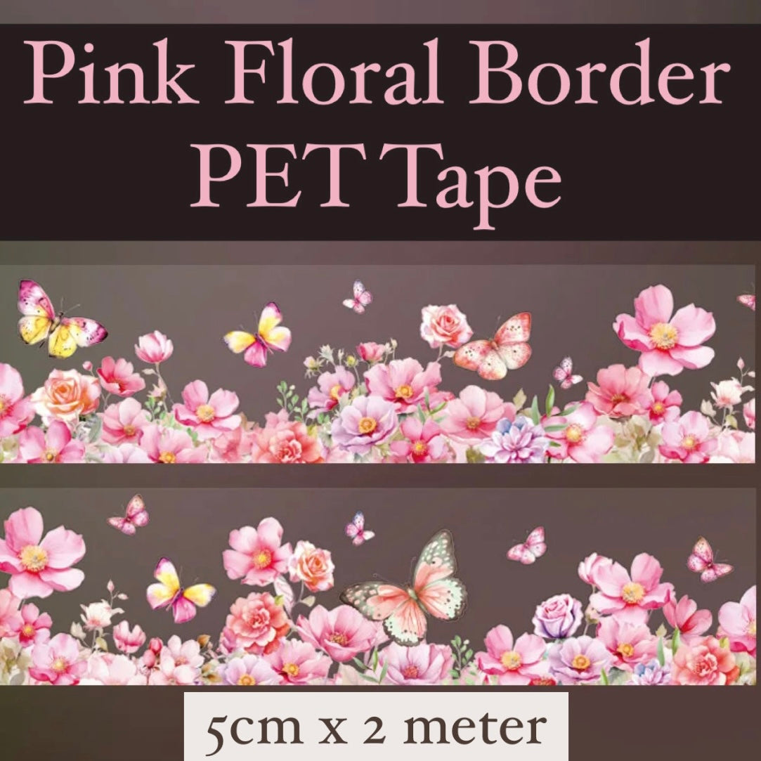 Floral Border PET Tapes