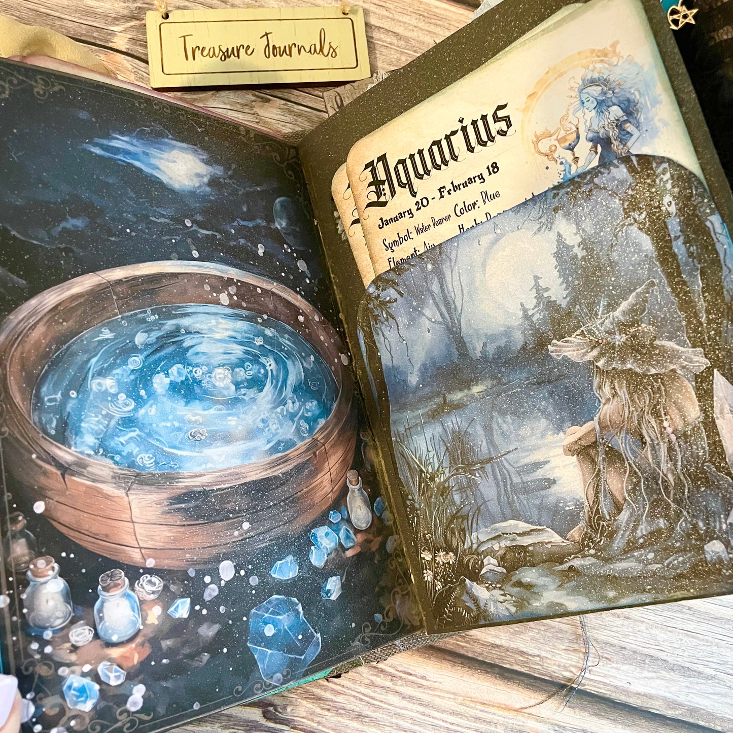 The Lunar Witch - Handmade Junk Journal