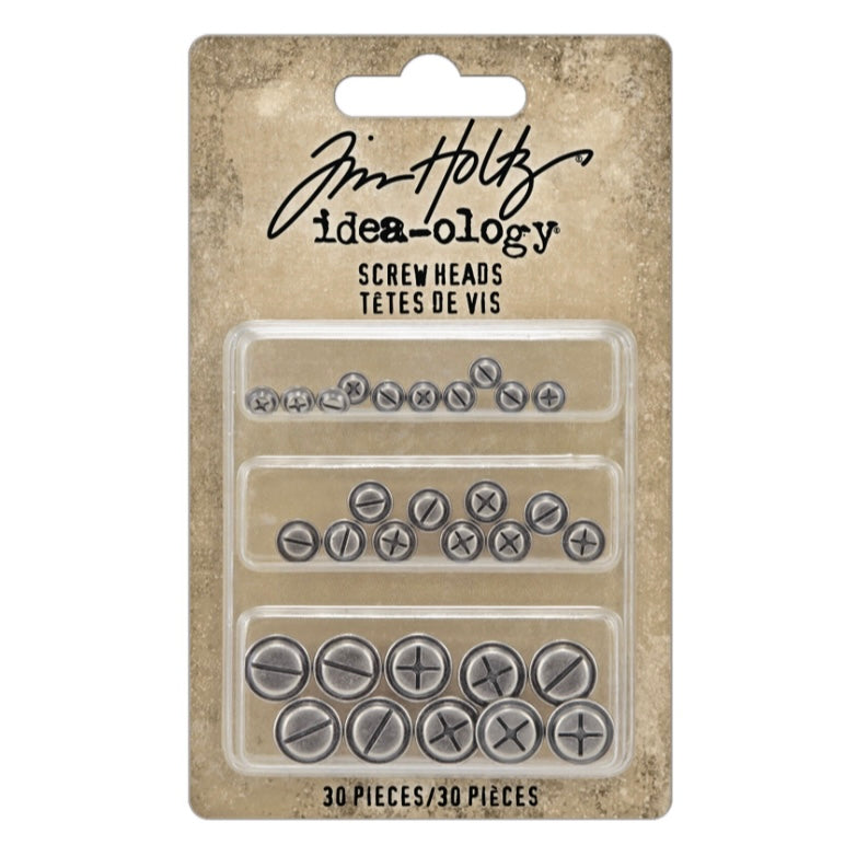 Tim Holtz - Screw Heads - Embellishments