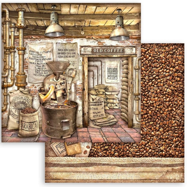 Coffee and Chocolate 8x8 Paper Pad - Stamperia