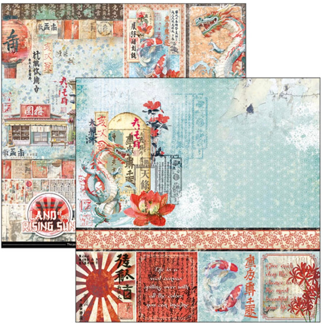 Ciao Bella - Land of the Rising Sun Paper Pad 12x12