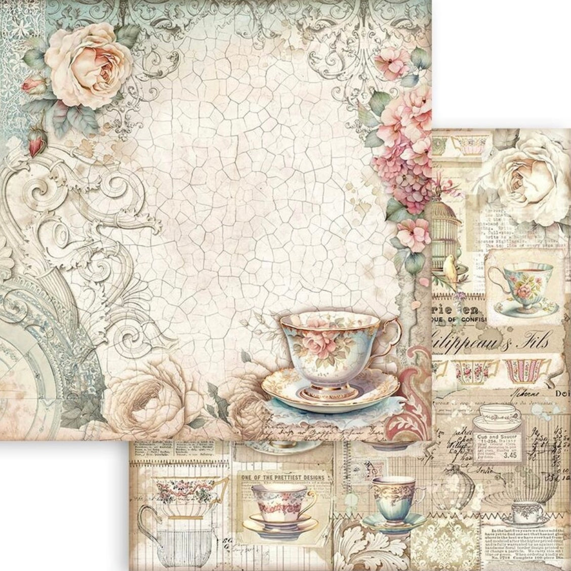 Brocante Antiques 8x8 Inch Paper Pack - Stamperia