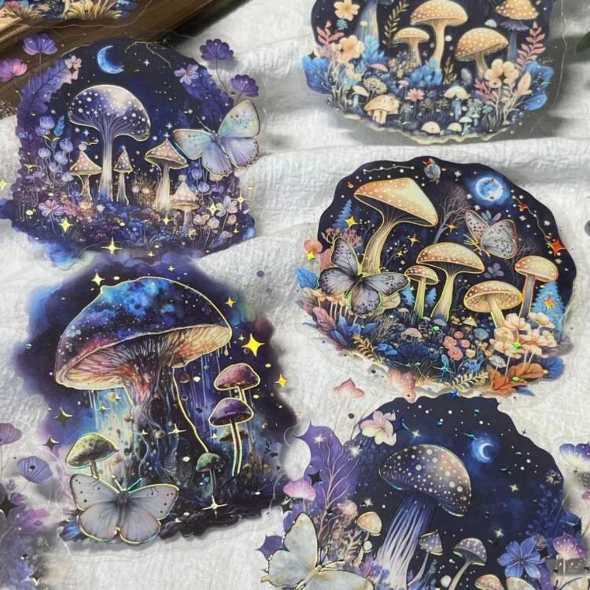 Fantasy Forest - Blue - 10pc Sticker Set