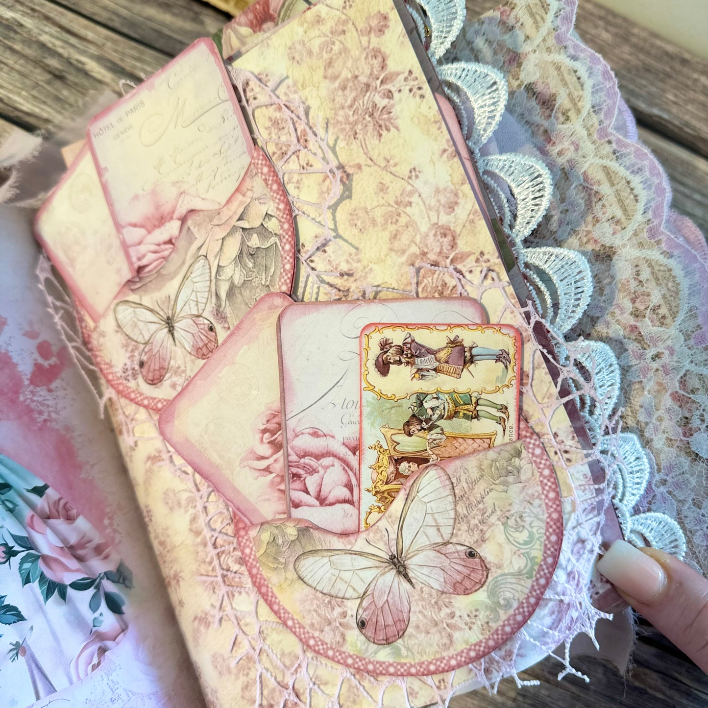 Shabby Rose - Handmade Junk Journal