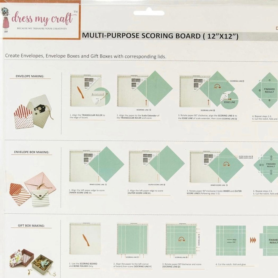 Scoring Board Multi-Purpose 12x12 Inch