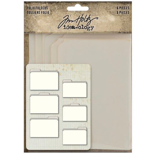 Tim Holtz - Folio Folders - 6pc - Journaling