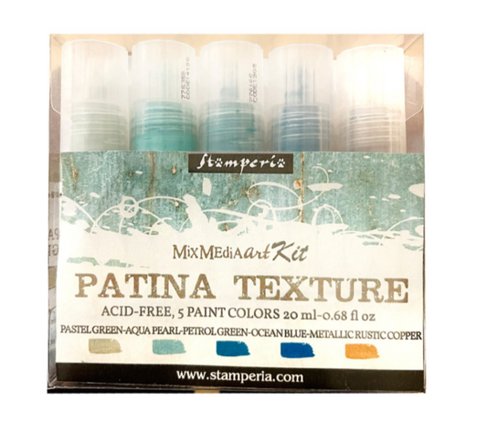 Stamperia - Patina Texture Paints 5x20ml