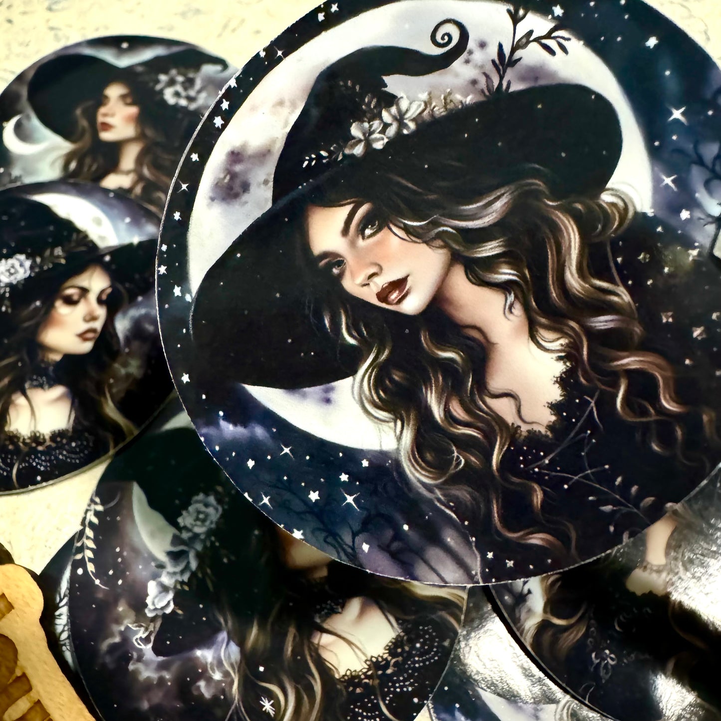 Lunar Witch Stickers - Treasure Journals