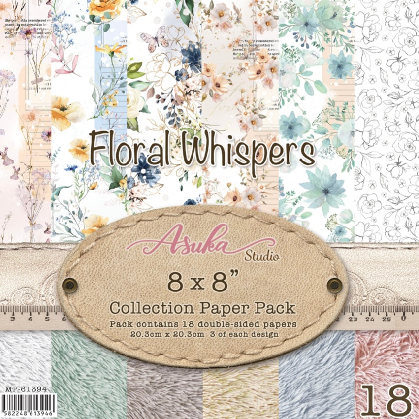 Floral Whispers 8x8 Inch Paper Pack - Memory Place