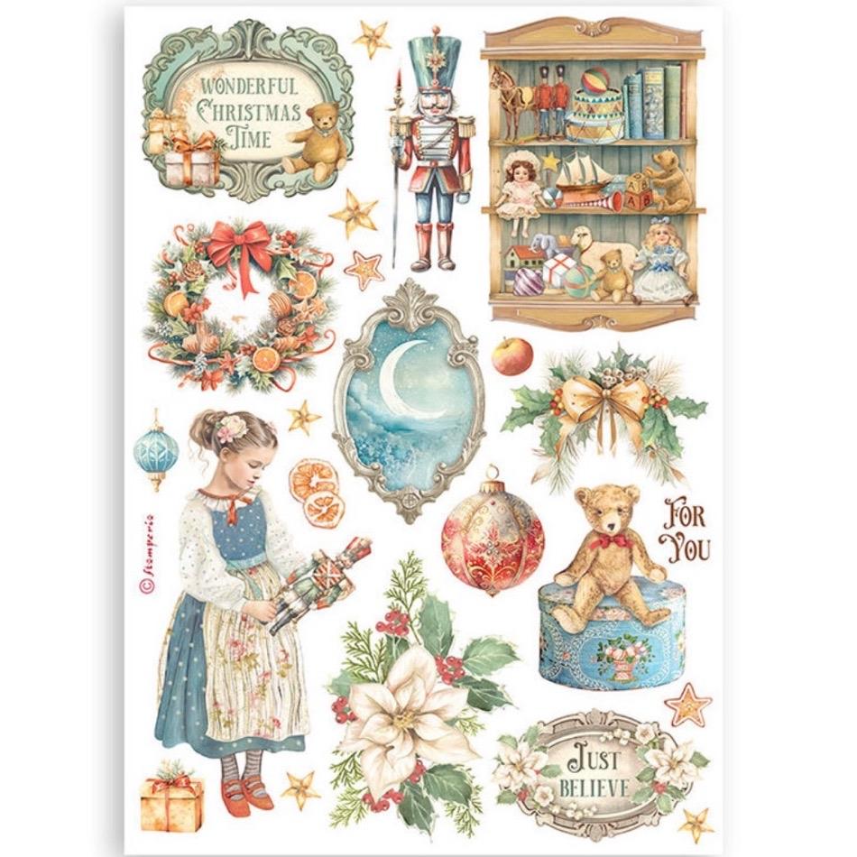 Stamperia - The NutCracker A5 Washi Pad (8pcs)