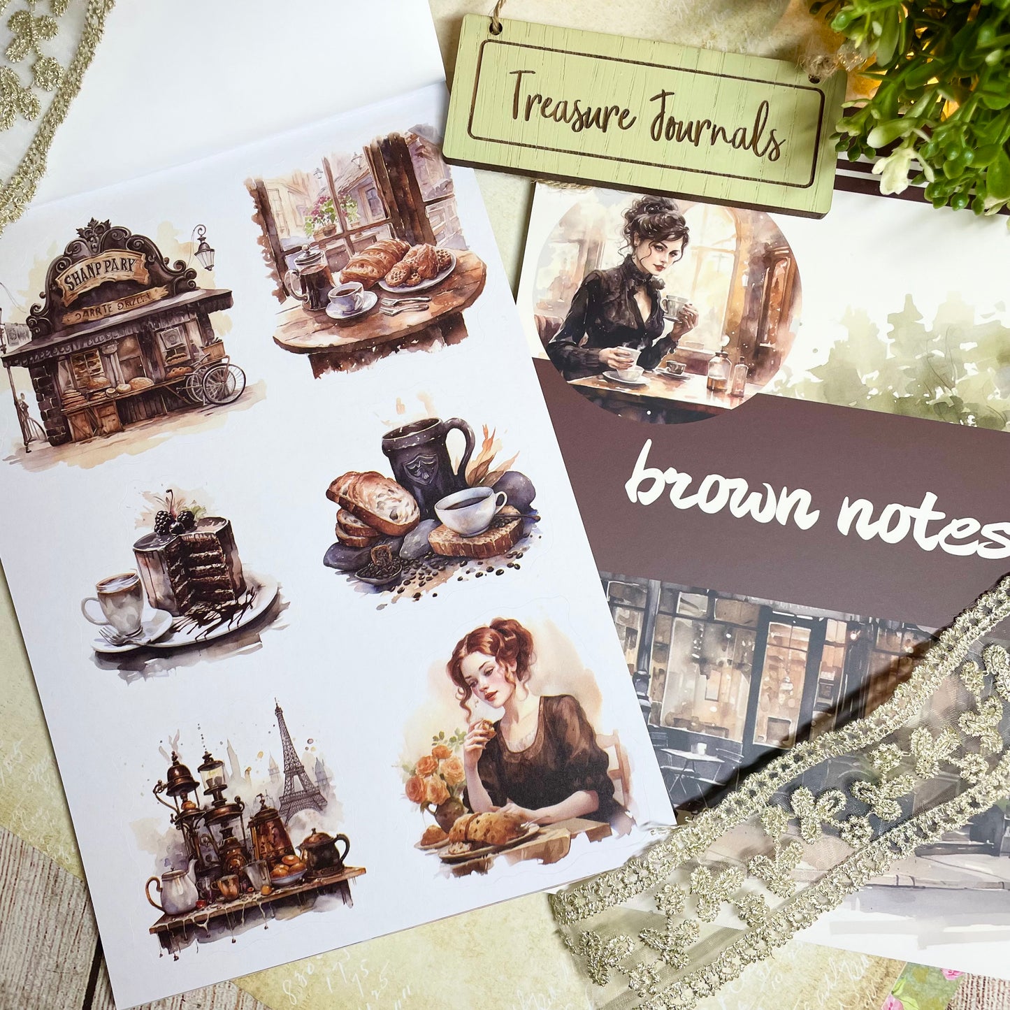 Brown Notes - 20 Page Sticker Book