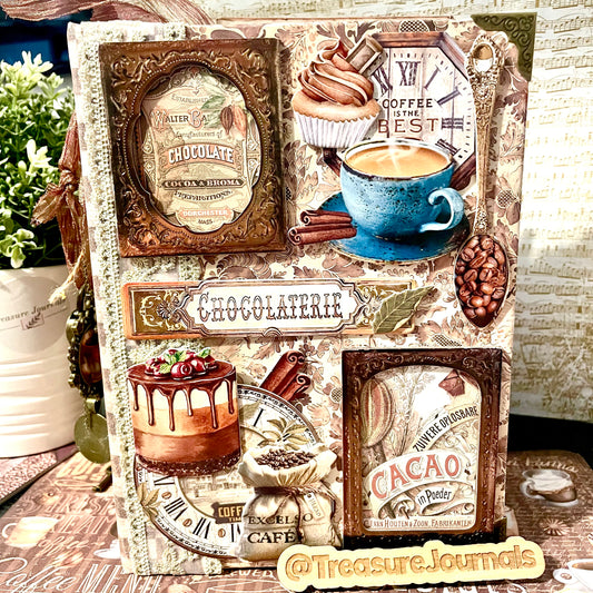 Coffee & Chocolate - Handmade Junk Journal