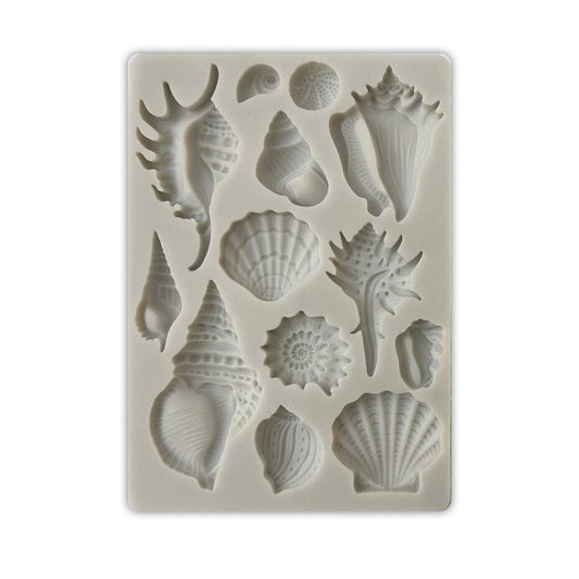 Songs of the Sea Silicon Mould A6 Shells - Stamperia