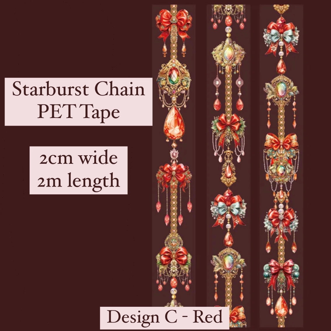 Starburst Chain PET Tape