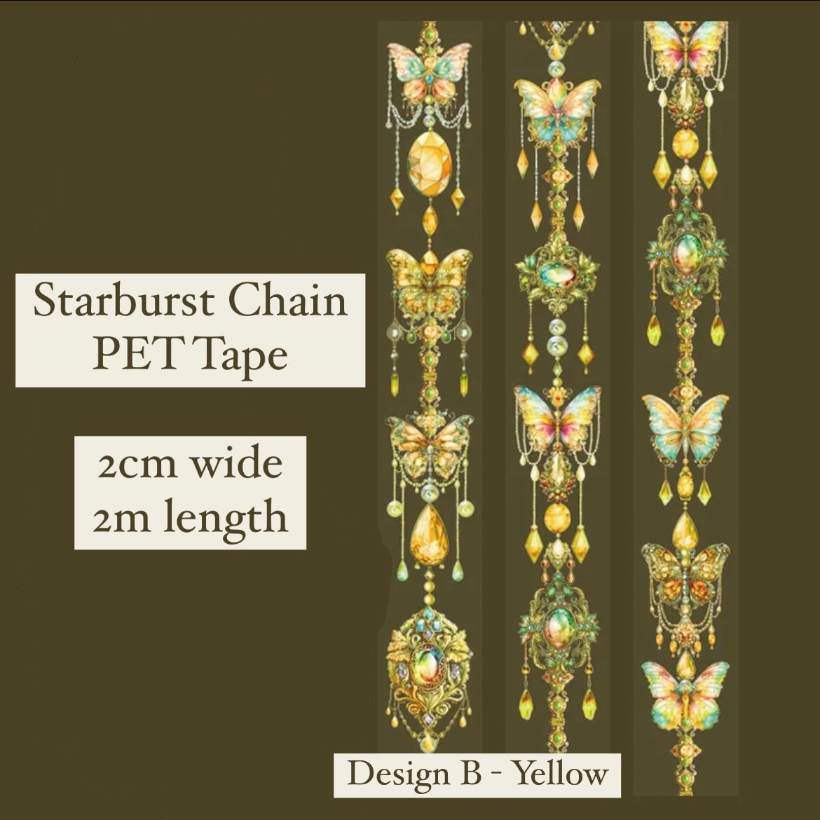 Starburst Chain PET Tape