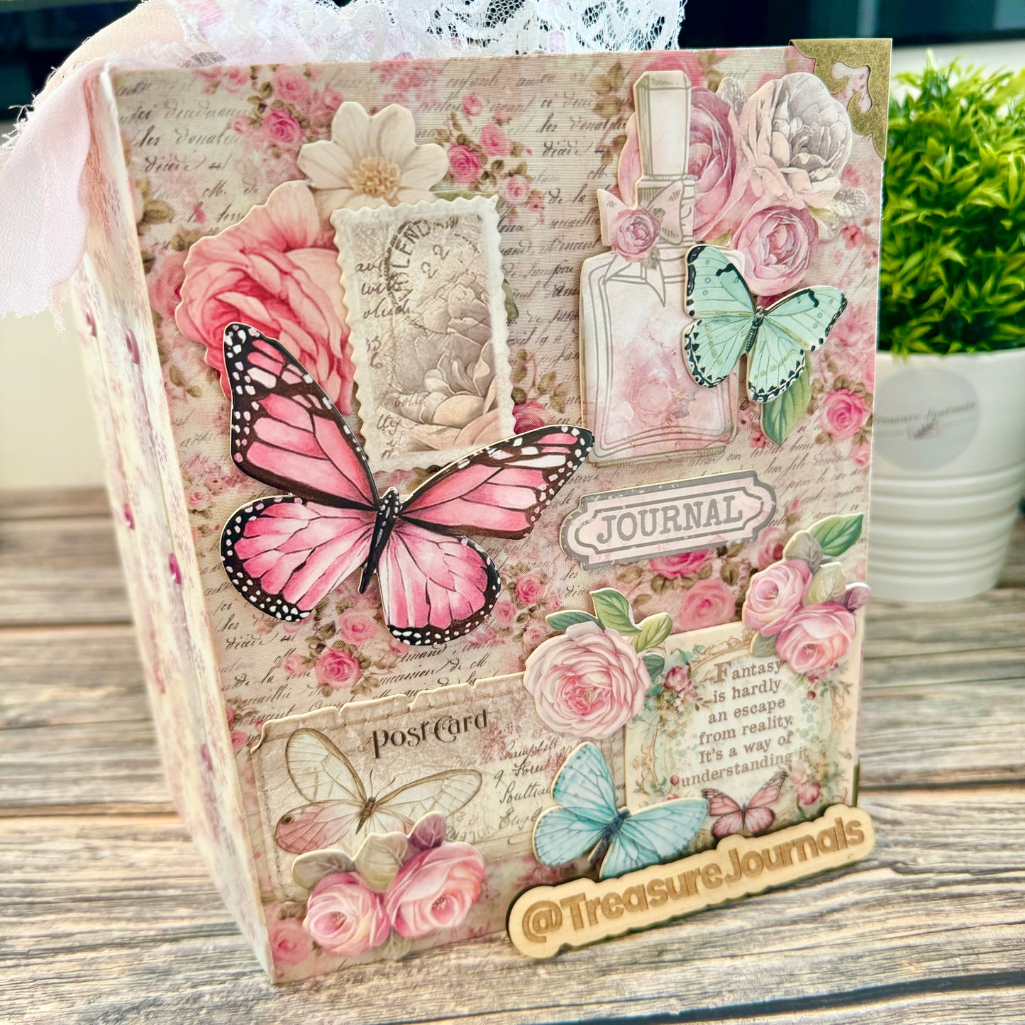 Shabby Rose - Handmade Junk Journal