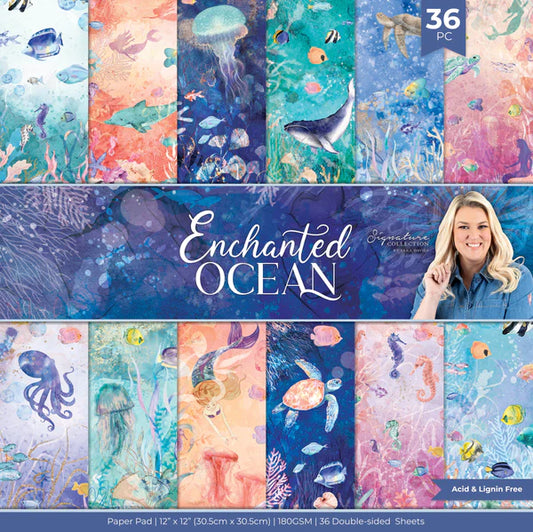 Enchanted Ocean - 12" x 12" Paper Pad - Crafters Companion