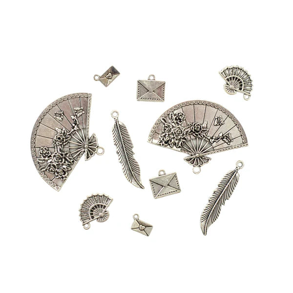 Crafters Companion - Age of Elegance - Metal Charms - 10pc