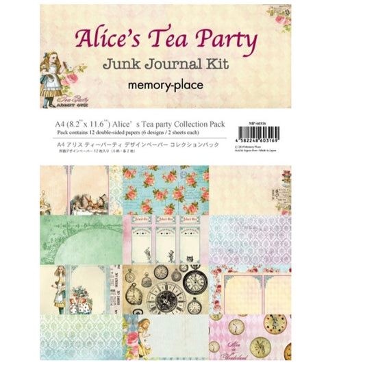 Alice's Tea Party A4 Paper Pack