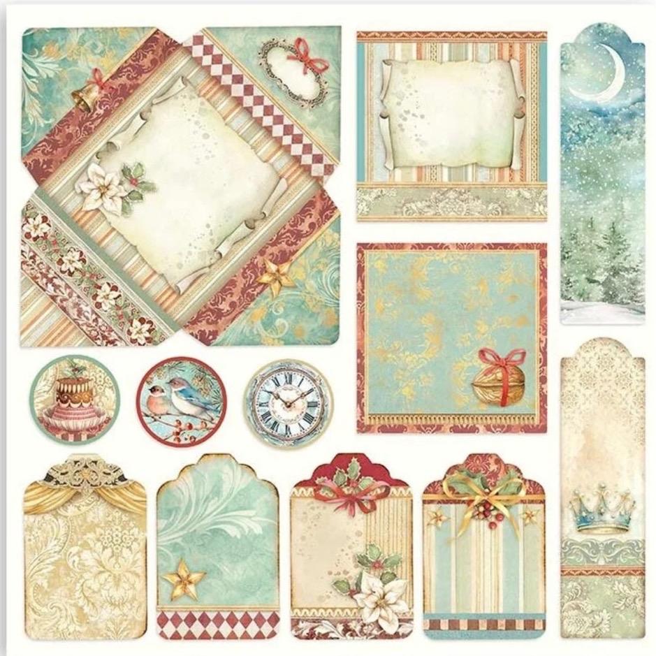 Stamperia - The Nutcracker 8x8 Inch Paper Pack Maxi (Single Face)