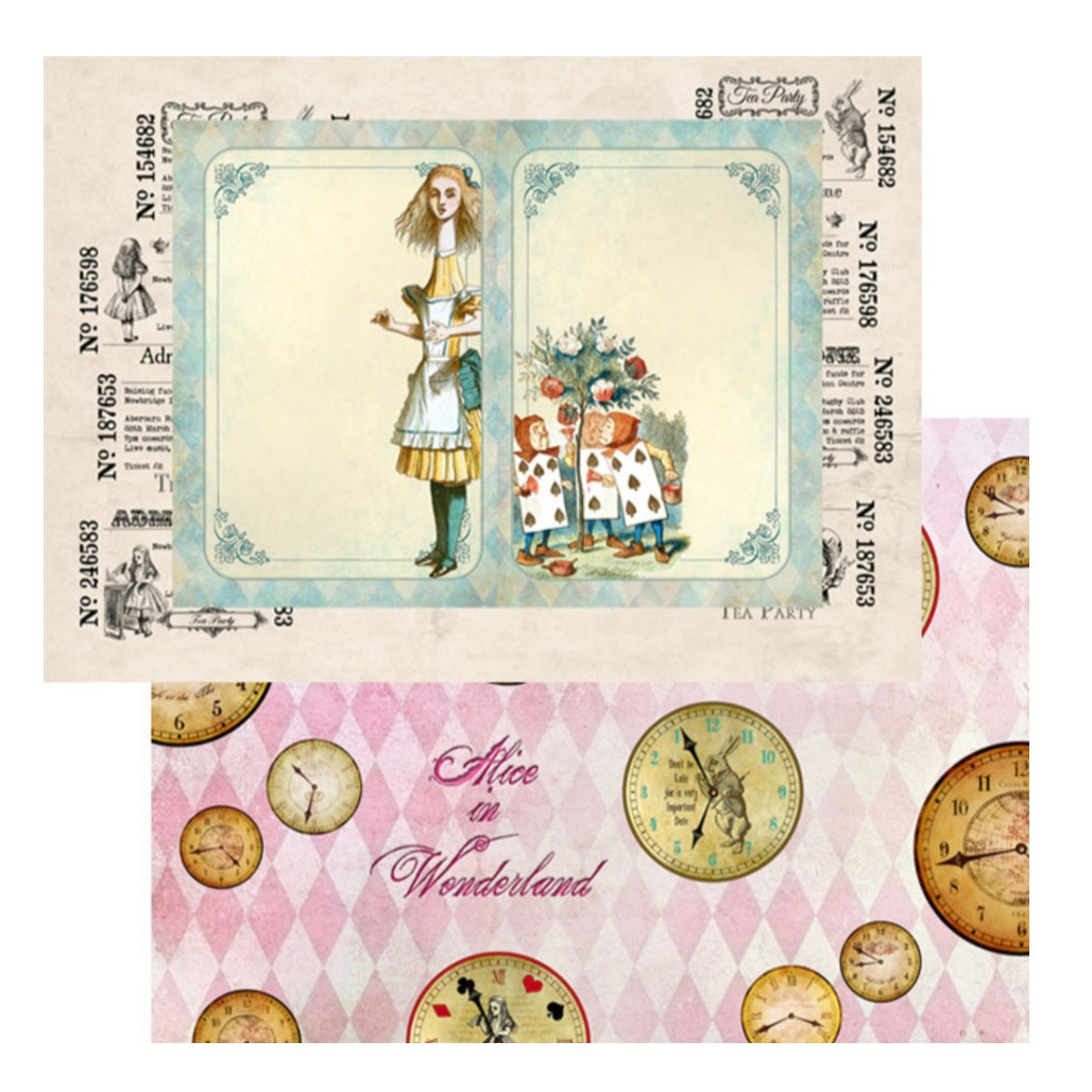 Alice's Tea Party A4 Paper Pack