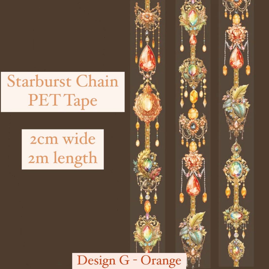 Starburst Chain PET Tape