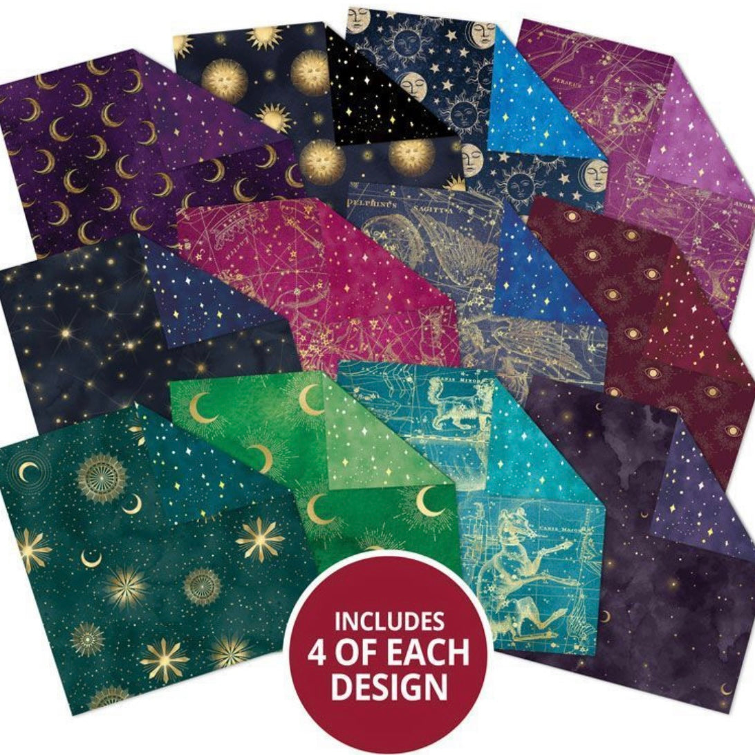 Duo Design Paper Pads - Celestial Skies & Starry Eyed - Hunkydory