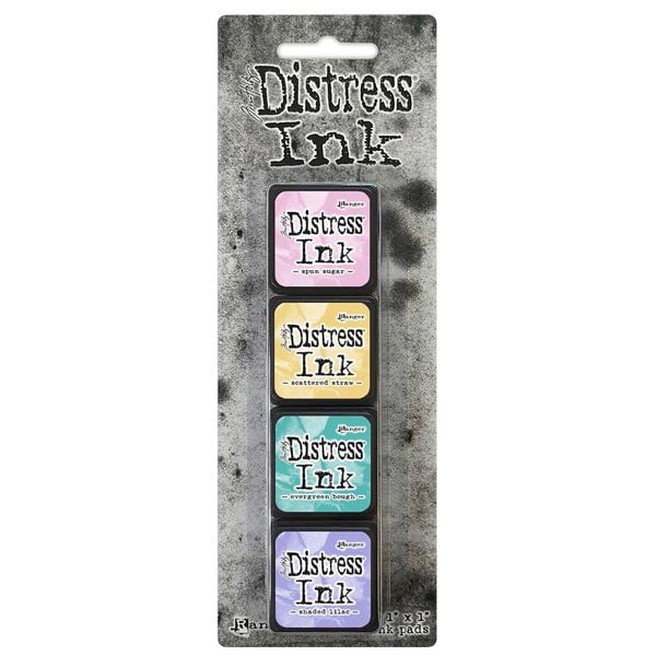 Ranger Ink Tim Holtz Distress Mini Ink Pad Kit #04 | Set of 4