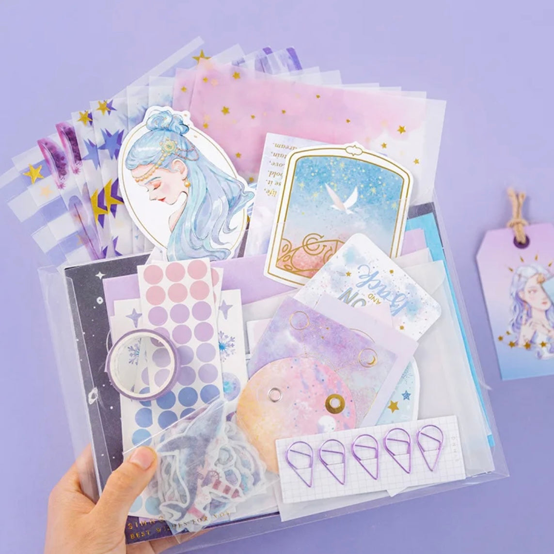 Moon Crystal Journal Kit 107pc