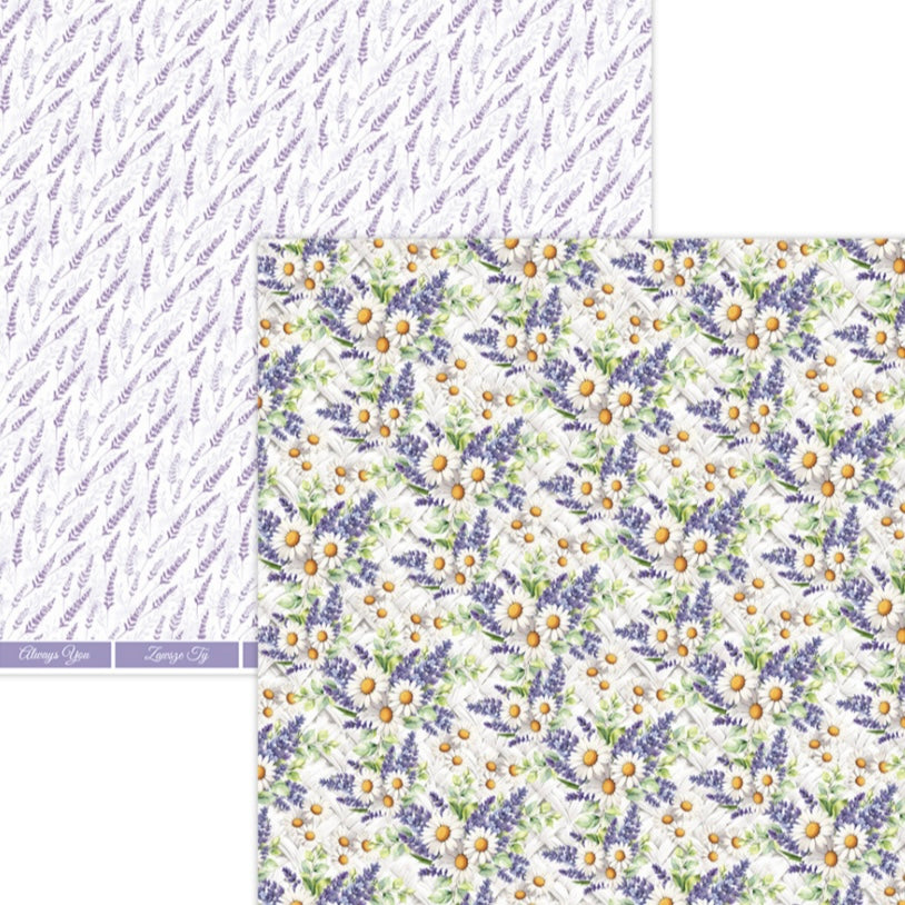 Lavender Love 6x6 Inch Paper Pad - Scrapboys