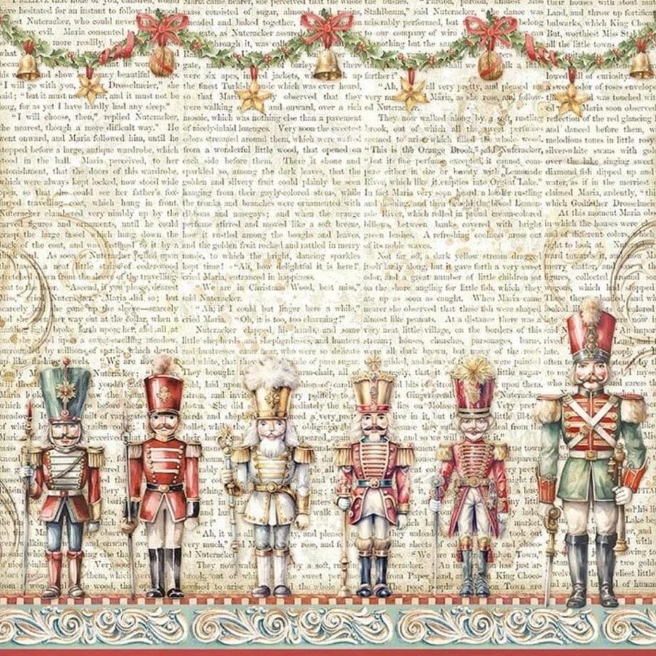 Stamperia - The Nutcracker 8x8 Inch Paper Pack Maxi (Single Face)