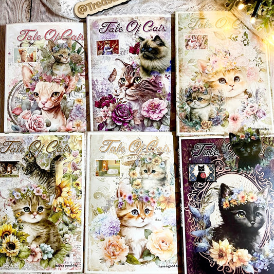 Tale of Cats - 70pc Cat Ephemera Pack