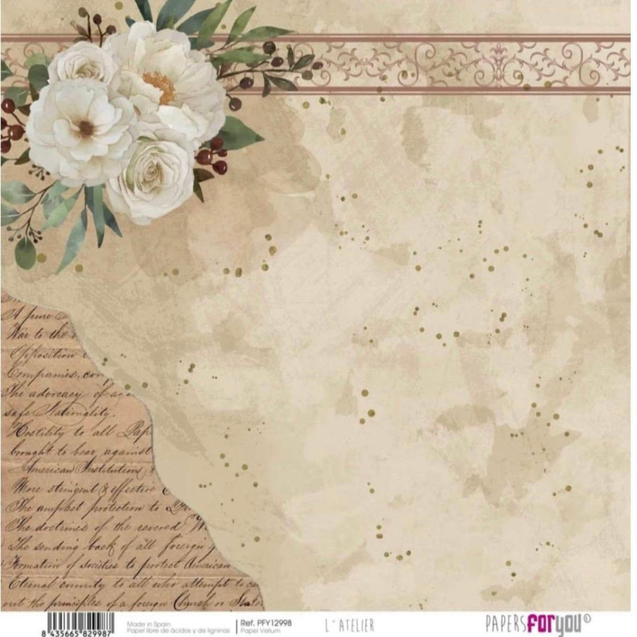 Papers For You - L'Atelier - Vellum Paper Pack (6pcs)