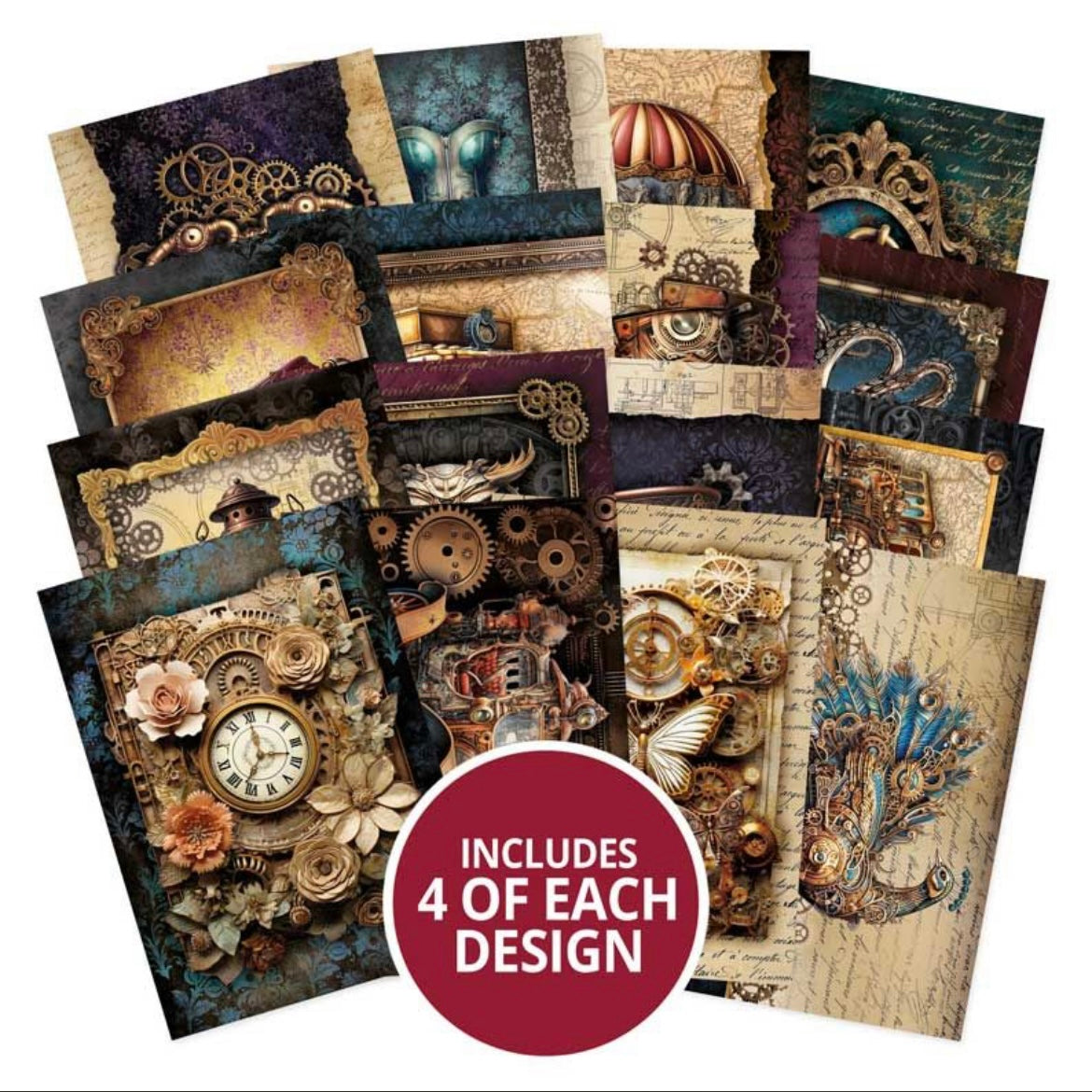 Stunning Steampunk Pocket Pad - Hunkydory