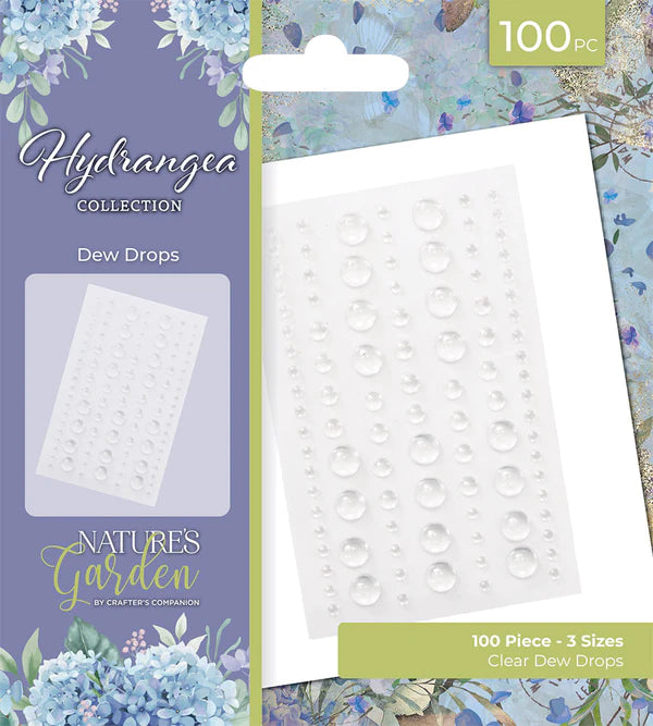 Nature's Garden - Hydrangea - Dew Drops - Crafters Companion