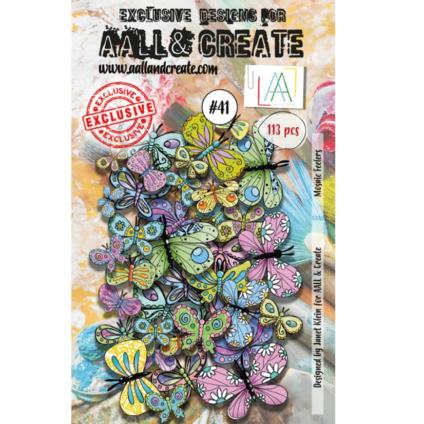 Ephemera Die-cuts Mosaic Feelers - Aall & Create