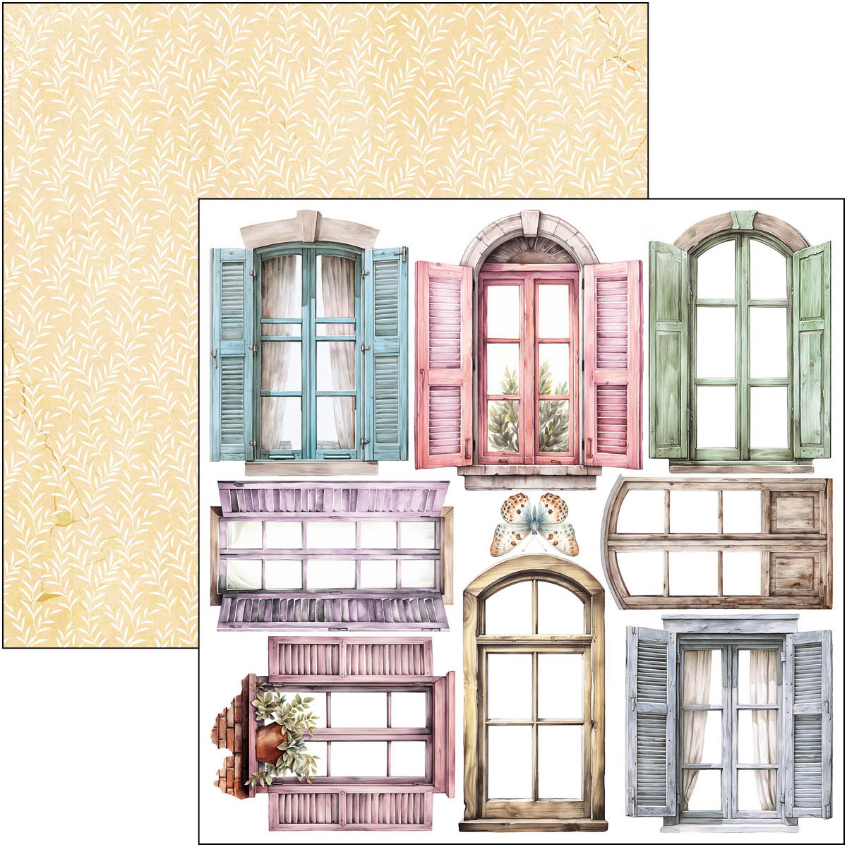 Ciao Bella - Flower Shop - 6x6 Fussy Cut Paper Pad