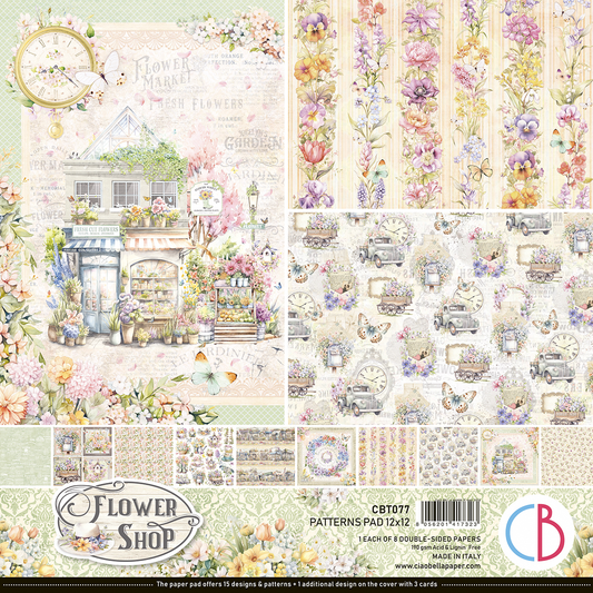 Ciao Bella - Flower Shop - 12x12 Patterns Paper Pad