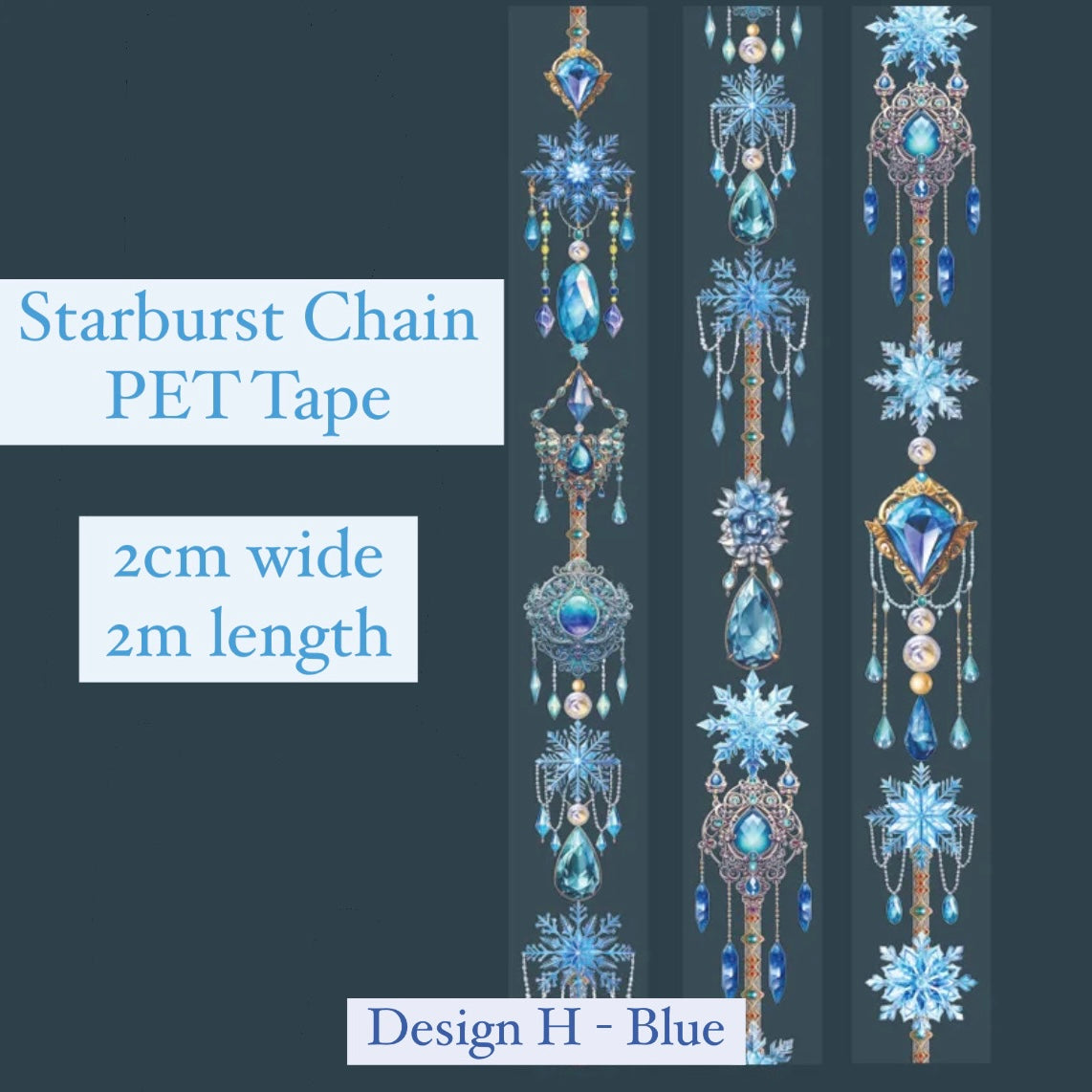 Starburst Chain PET Tape