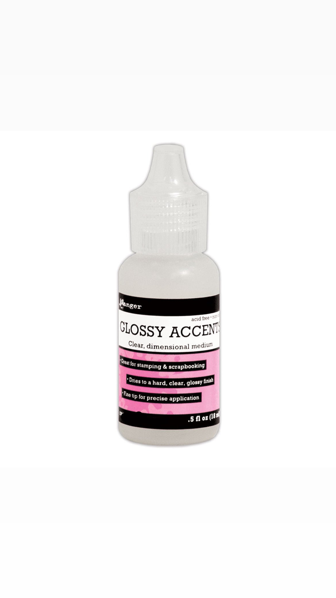 Ranger Glossy Accents Clear Dimensional Medium 0.5 fl oz