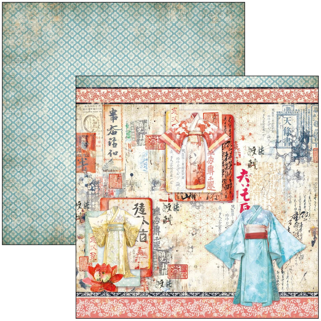 Land Of The Rising Sun Paper Pad 8 x 8 by Ciao Bella