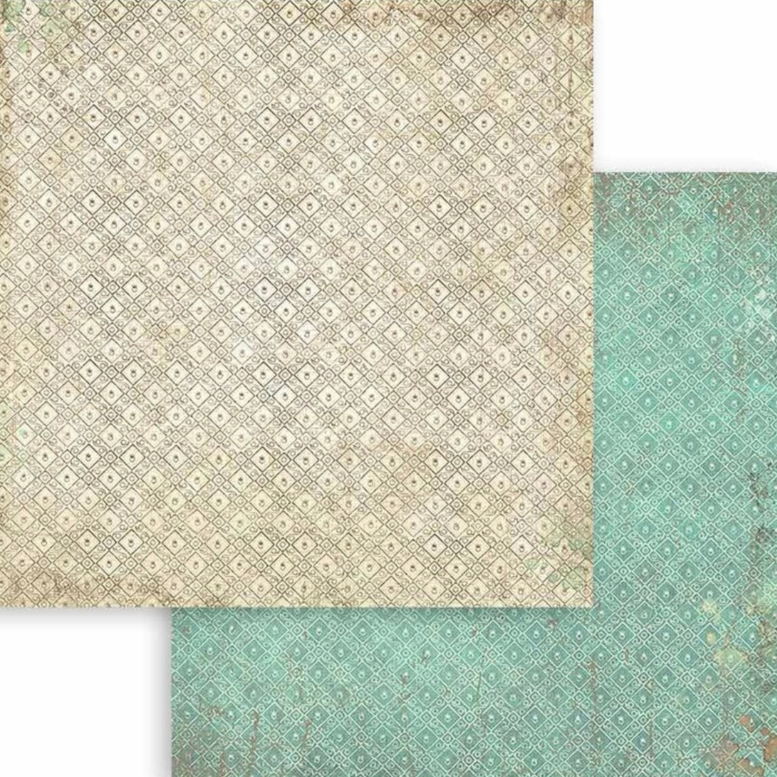 Brocante Antiques Maxi Background 12x12 Inch Paper Pack - Stamperia