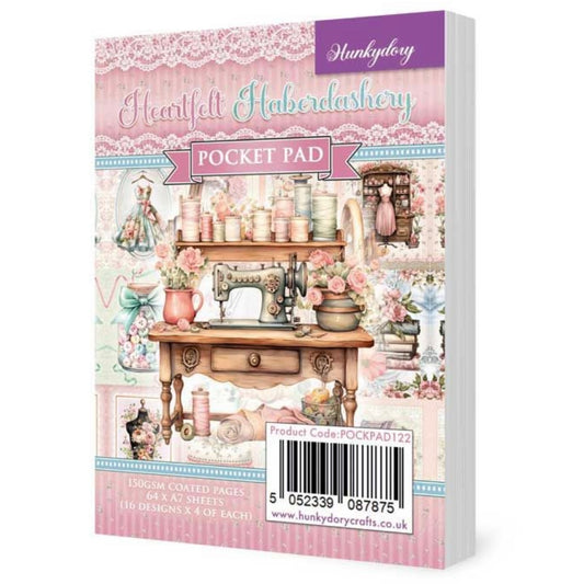 Heartfelt Haberdashery Pocket Pad - Hunkydory