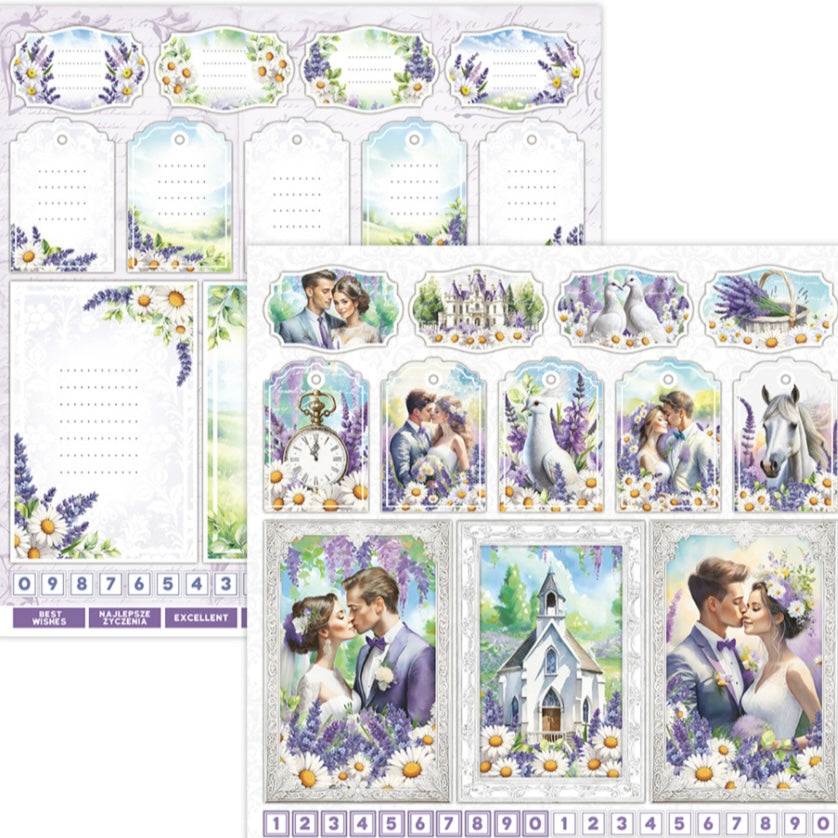 Lavender Love 12x12 Inch Paper Pad - Scrapboys