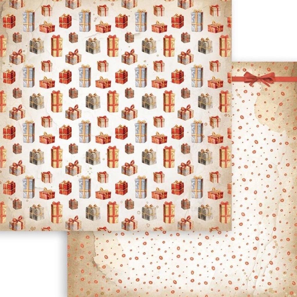 Stamperia - Gear up for Christmas 12x12 Inch Paper Pack Maxi Background Selection