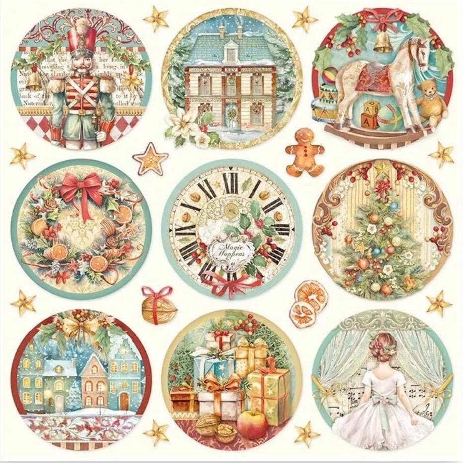 Stamperia - The Nutcracker 8x8 Inch Paper Pack Maxi (Single Face)